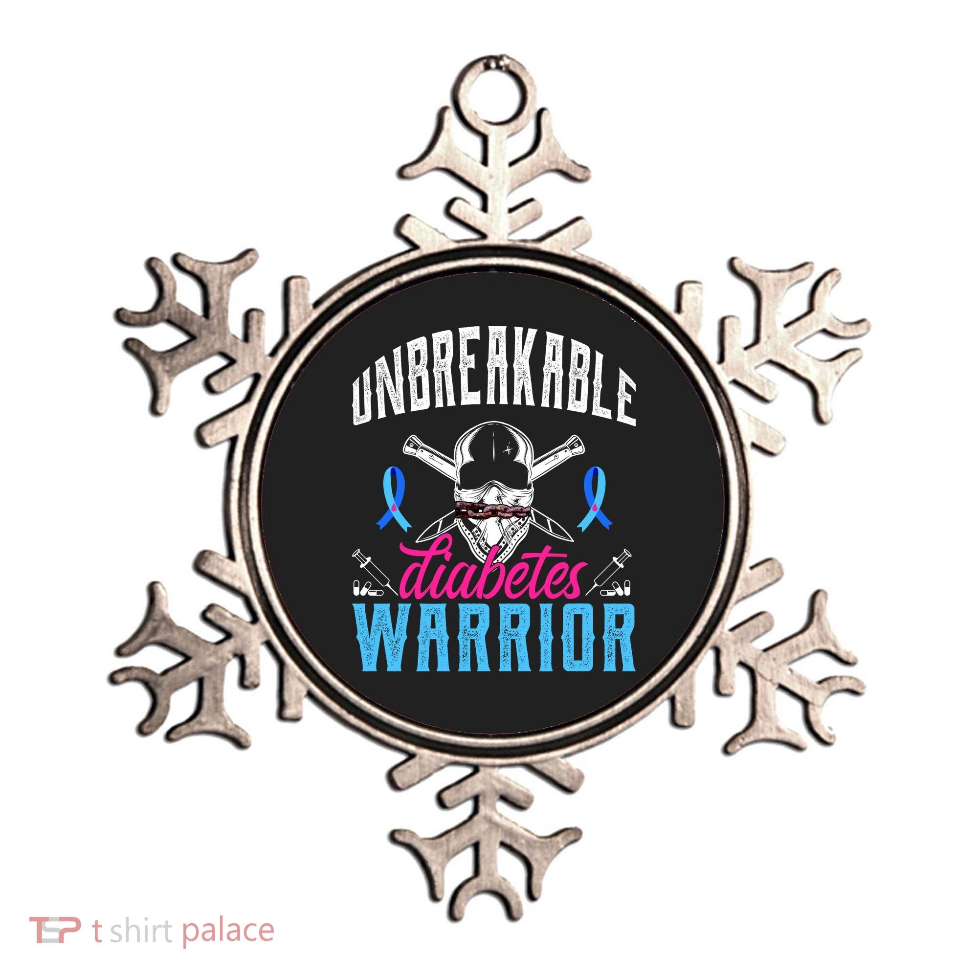 Unbreakable Diabetes Warrior Ornament