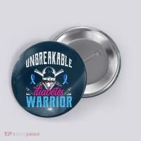 Unbreakable Diabetes Warrior Button thumb 0