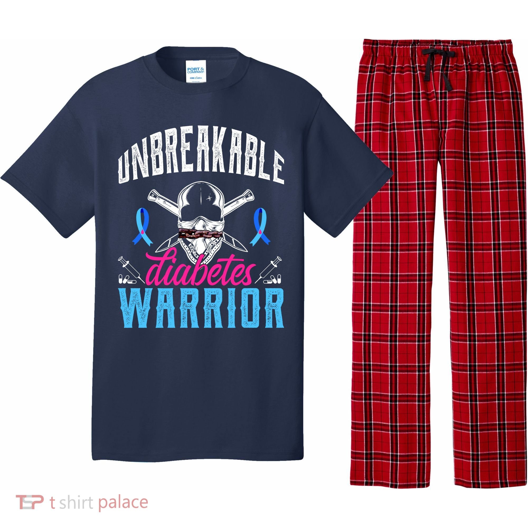 Unbreakable Diabetes Warrior Pajama Set
