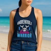 Unbreakable Diabetes Warrior Women's Tank Top thumb 2