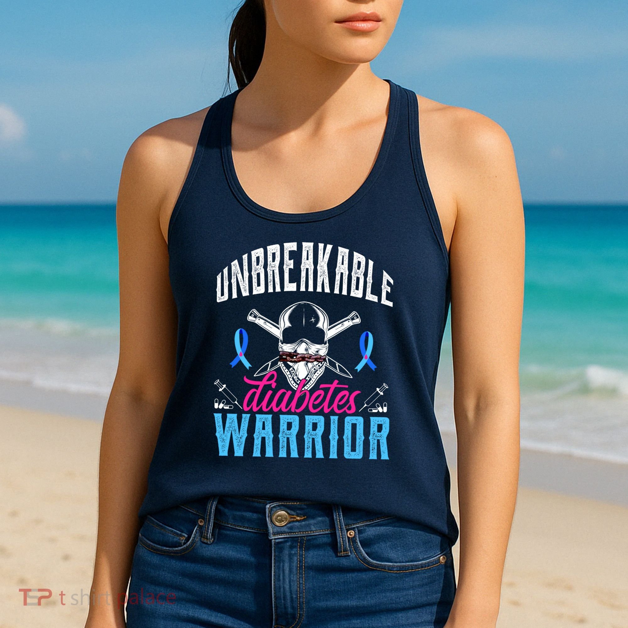 Unbreakable Diabetes Warrior Women's Tank Top