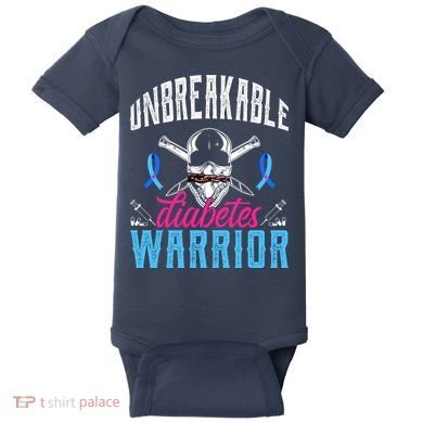 Unbreakable Diabetes Warrior Baby Bodysuit