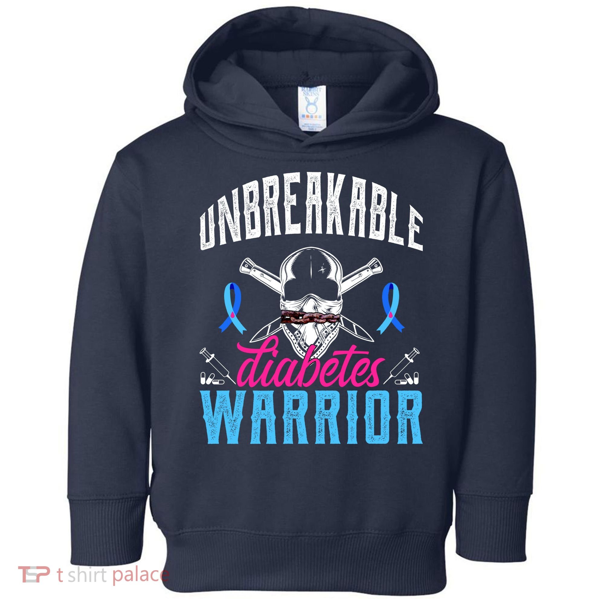 Unbreakable Diabetes Warrior Toddler Hoodie