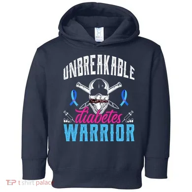 Unbreakable Diabetes Warrior Toddler Hoodie