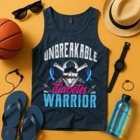 Unbreakable Diabetes Warrior Tank Top thumb 4