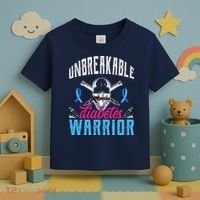 Unbreakable Diabetes Warrior Toddler T-Shirt thumb 3