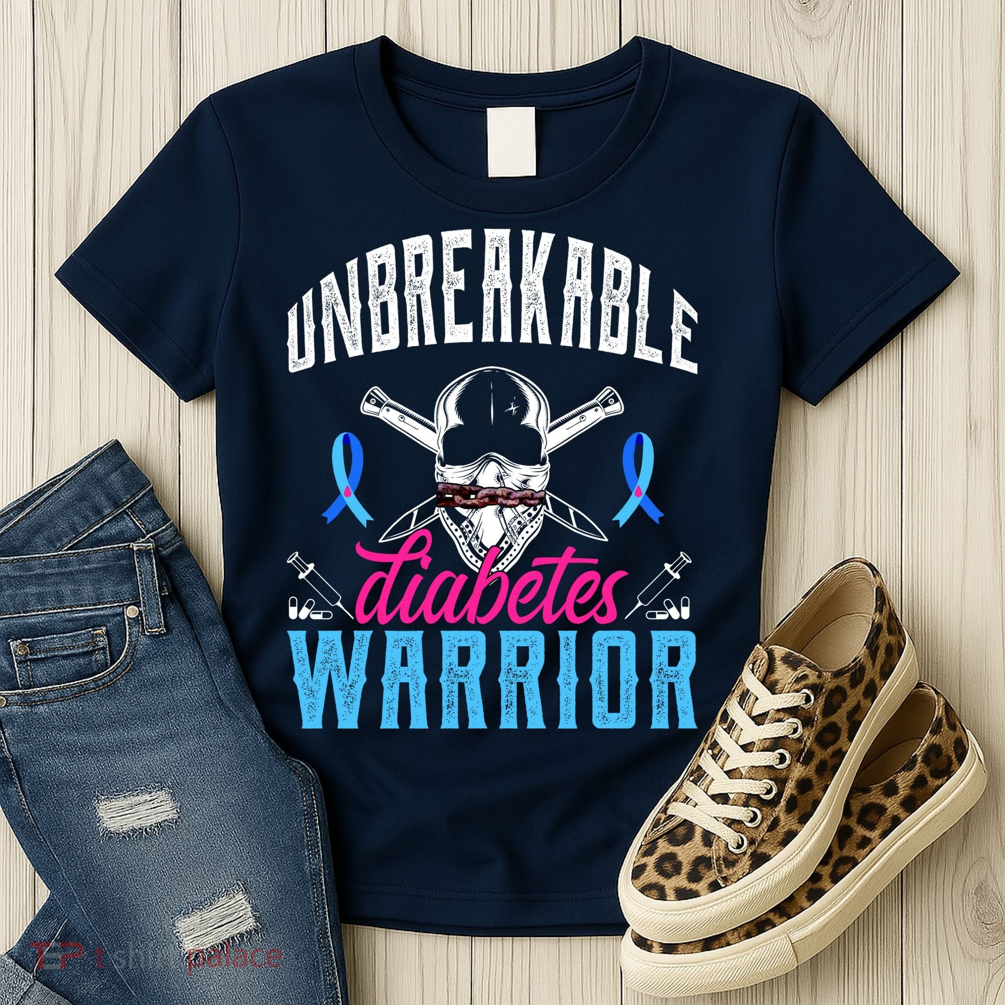 Unbreakable Diabetes Warrior Women's T-Shirt