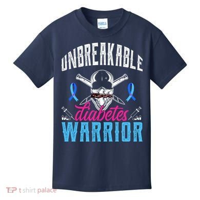 Unbreakable Diabetes Warrior Kids T-Shirt