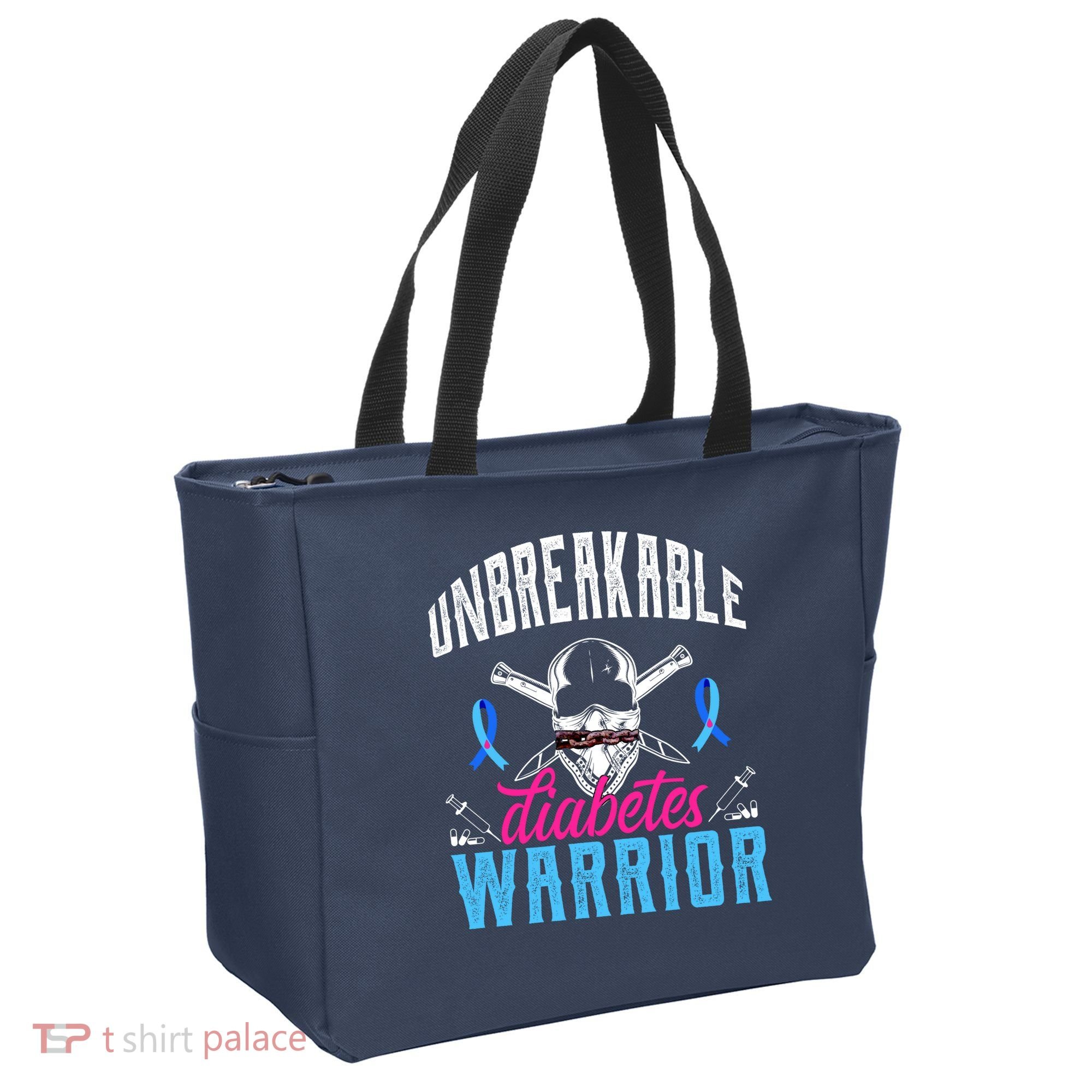 Unbreakable Diabetes Warrior Tote Bag