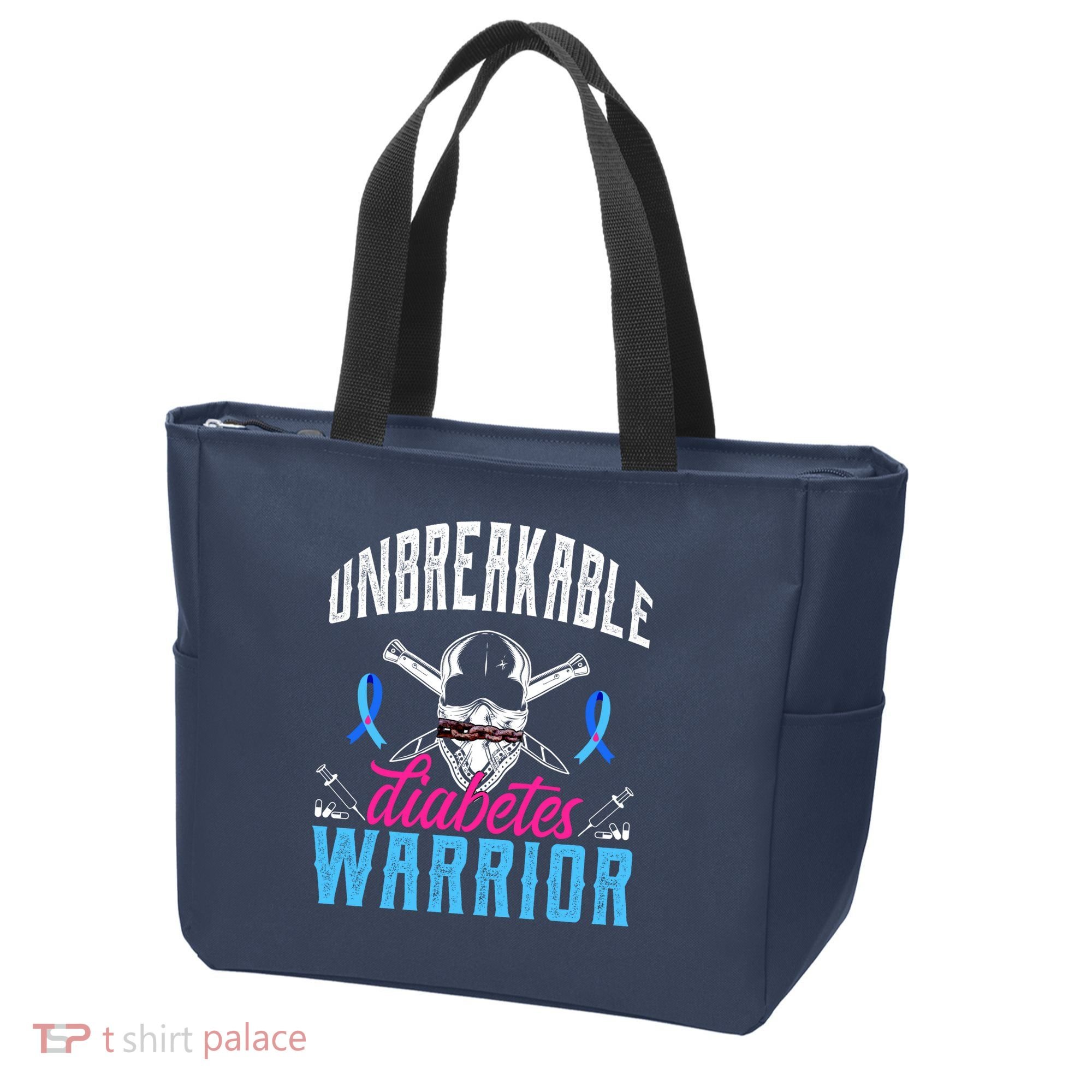 Unbreakable Diabetes Warrior Tote Bag