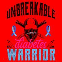 Unbreakable Diabetes Warrior Santa Hat thumb 1