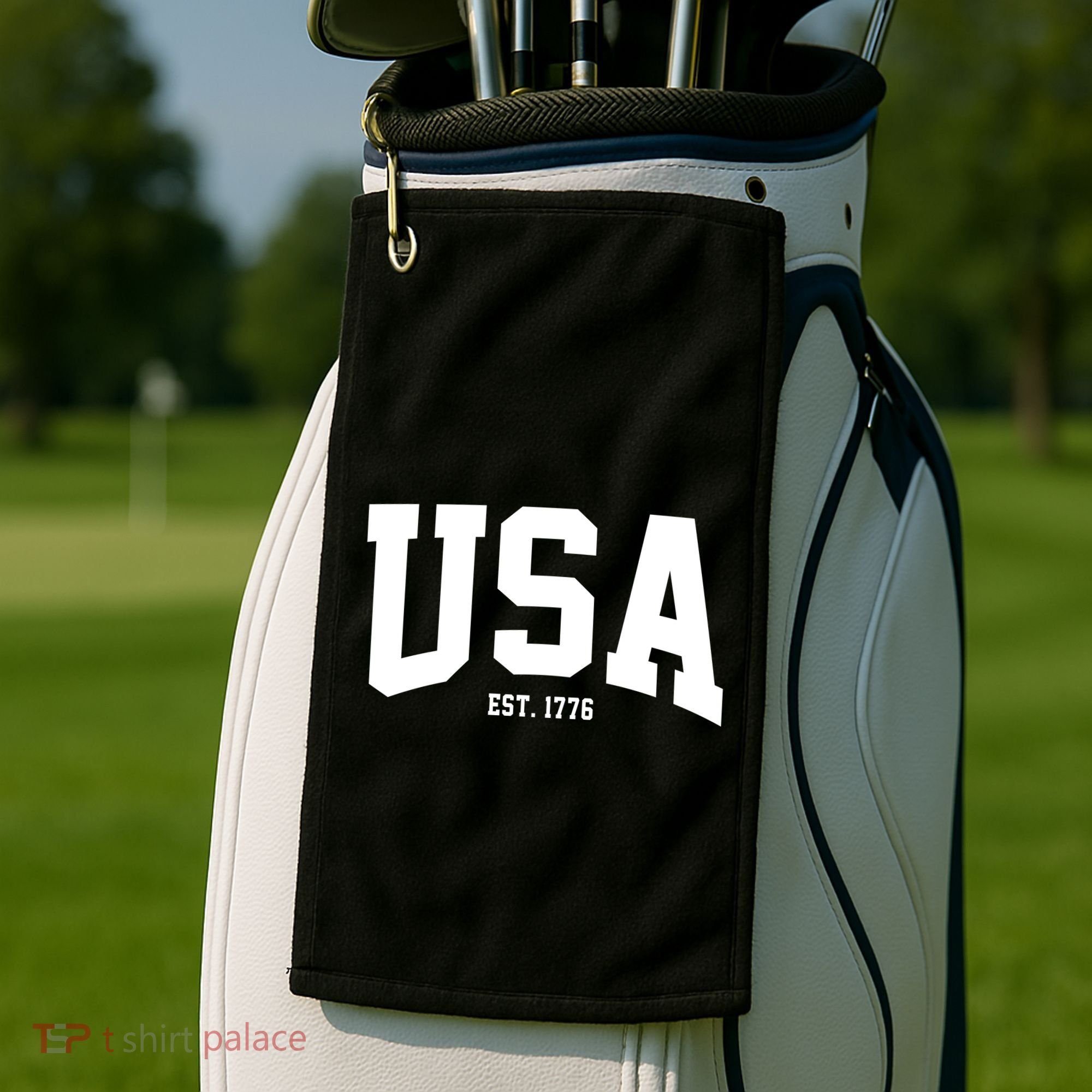 Usa Est 1776 Golf Towel