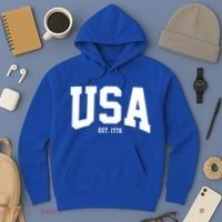Usa Est 1776 Hoodie thumb 3