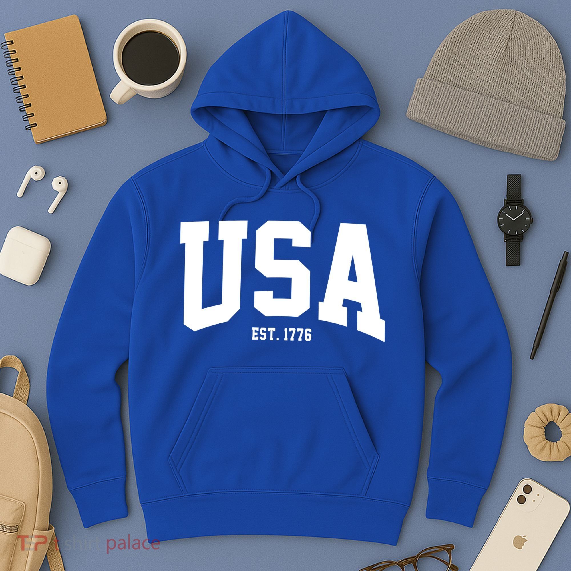 Usa Est 1776 Hoodie