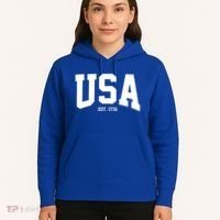 Usa Est 1776 Hoodie thumb 5