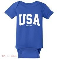Usa Est 1776 Baby Bodysuit thumb 0