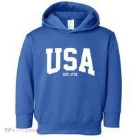 Usa Est 1776 Toddler Hoodie thumb 0