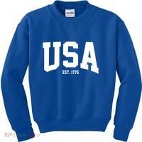 Usa Est 1776 Kids Sweatshirt thumb 0