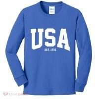 Usa Est 1776 Kids Long Sleeve Shirt thumb 0