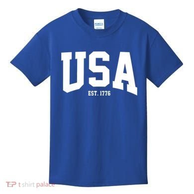 Usa Est 1776 Kids T-Shirt