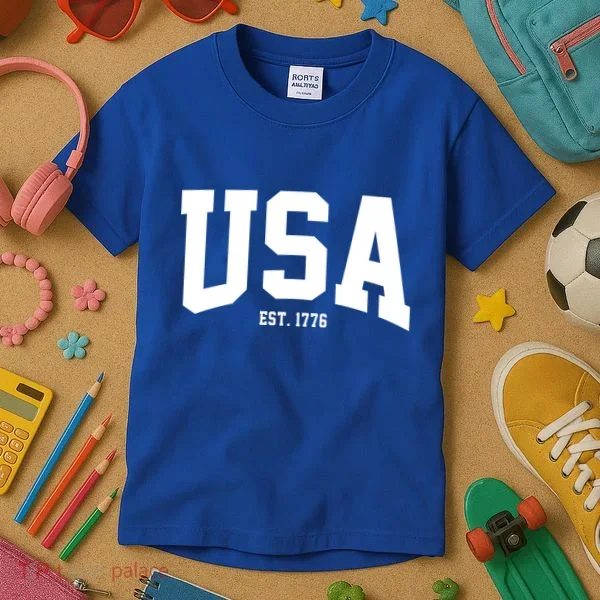 Usa Est 1776 Kids T-Shirt