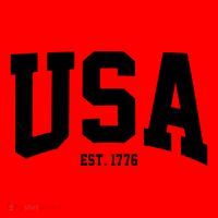 Usa Est 1776 Santa Hat thumb 1