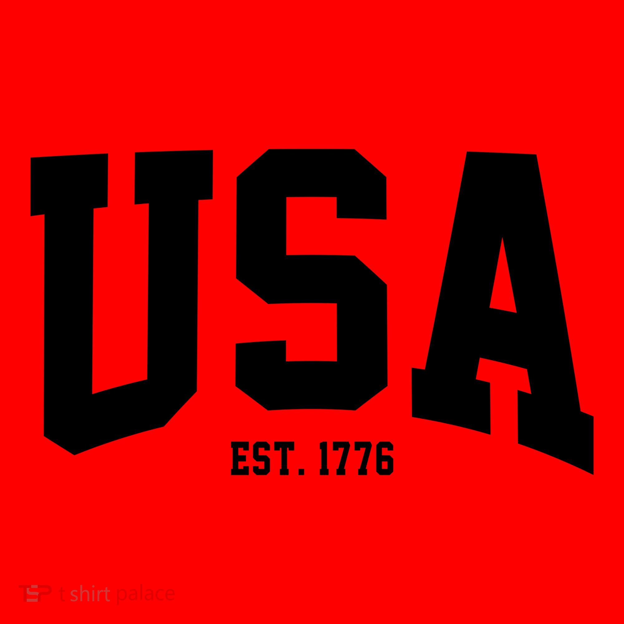 Usa Est 1776 Santa Hat