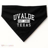 Uvalde EST 1853 Texas USA-Made Doggie Bandana thumb 0