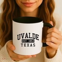 Uvalde EST 1853 Texas Coffee Mug thumb 3