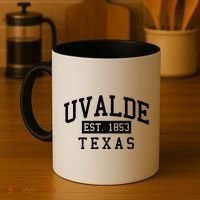 Uvalde EST 1853 Texas Coffee Mug thumb 4