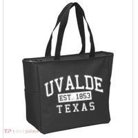 Uvalde EST 1853 Texas Tote Bag thumb 2