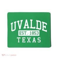 Uvalde EST 1853 Texas Mousepad thumb 0