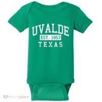 Uvalde EST 1853 Texas Baby Bodysuit thumb 0
