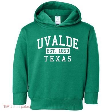 Uvalde EST 1853 Texas Toddler Hoodie