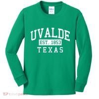 Uvalde EST 1853 Texas Kids Long Sleeve Shirt thumb 0