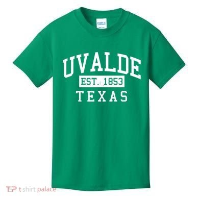 Uvalde EST 1853 Texas Kids T-Shirt