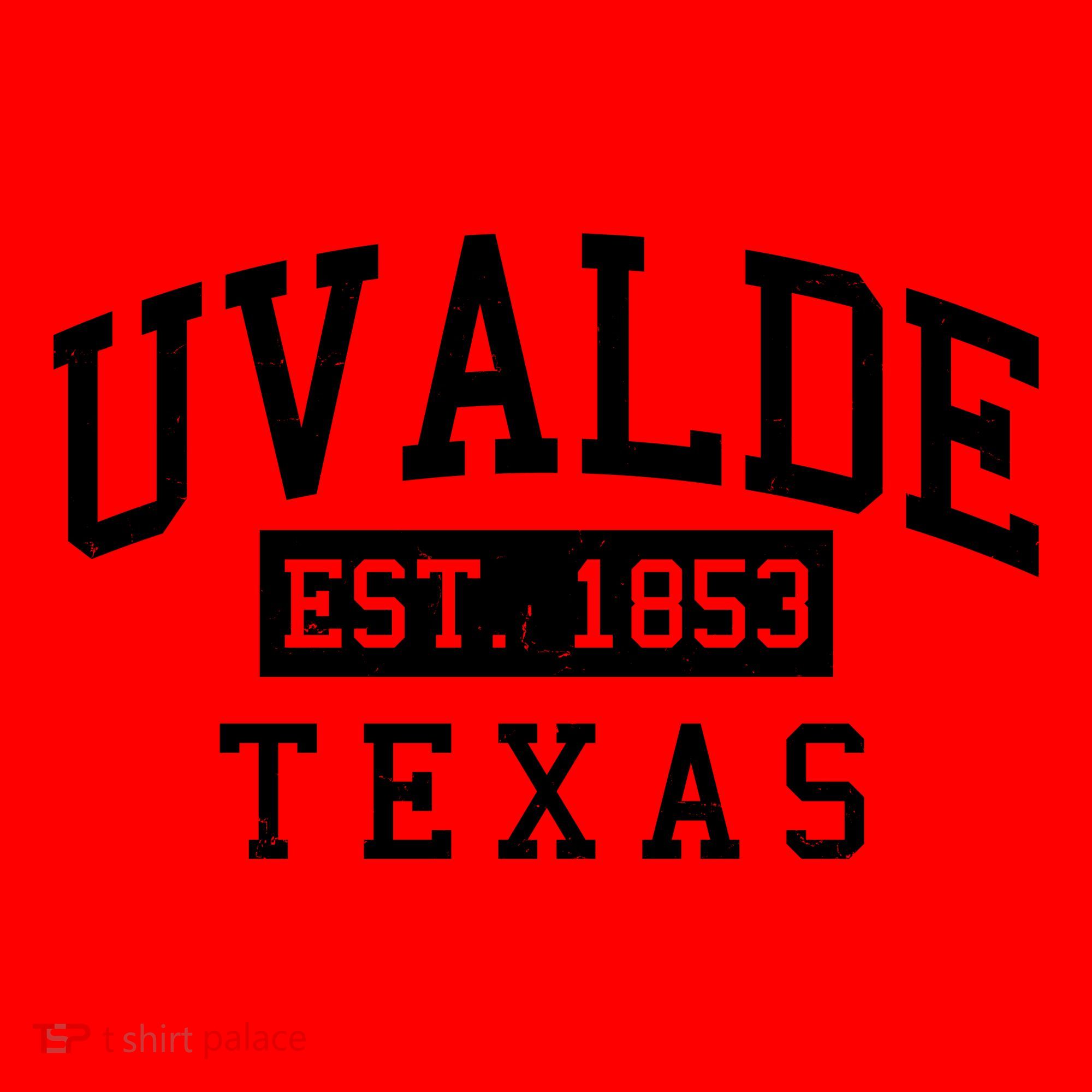 Uvalde EST 1853 Texas Santa Hat