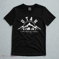 Utah Est. 1896 State Vintage Mountains Nature Outdoor Gift T-Shirt thumb 5