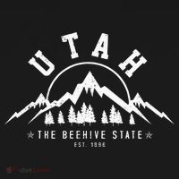 Utah Est. 1896 State Vintage Mountains Nature Outdoor Gift T-Shirt thumb 7