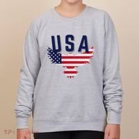 Usa Eagle 4th Of July Gift Casual American Women's Sweatshirt thumb 0