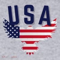 Usa Eagle 4th Of July Gift Casual American Women's Sweatshirt thumb 2