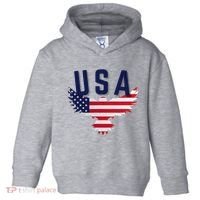 Usa Eagle 4th Of July Gift Casual American Toddler Hoodie thumb 0