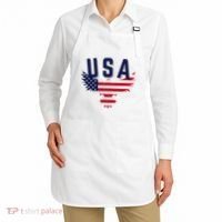 Usa Eagle 4th Of July Gift Casual American Apron thumb 2