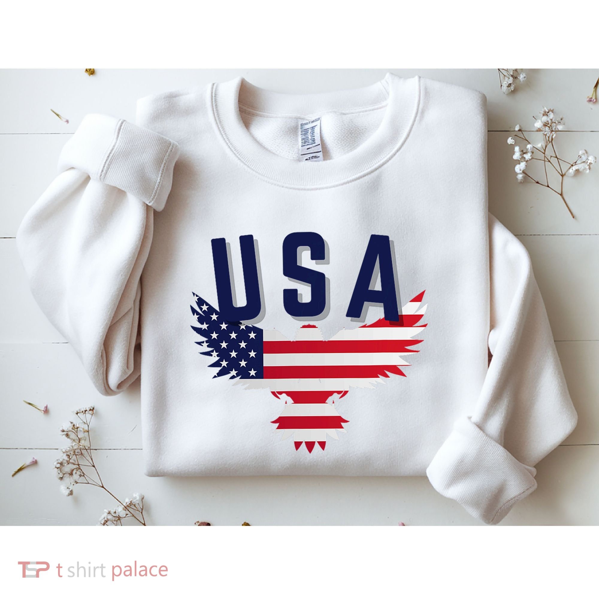 Usa Eagle 4th Of July Gift Casual American Sweatshirt