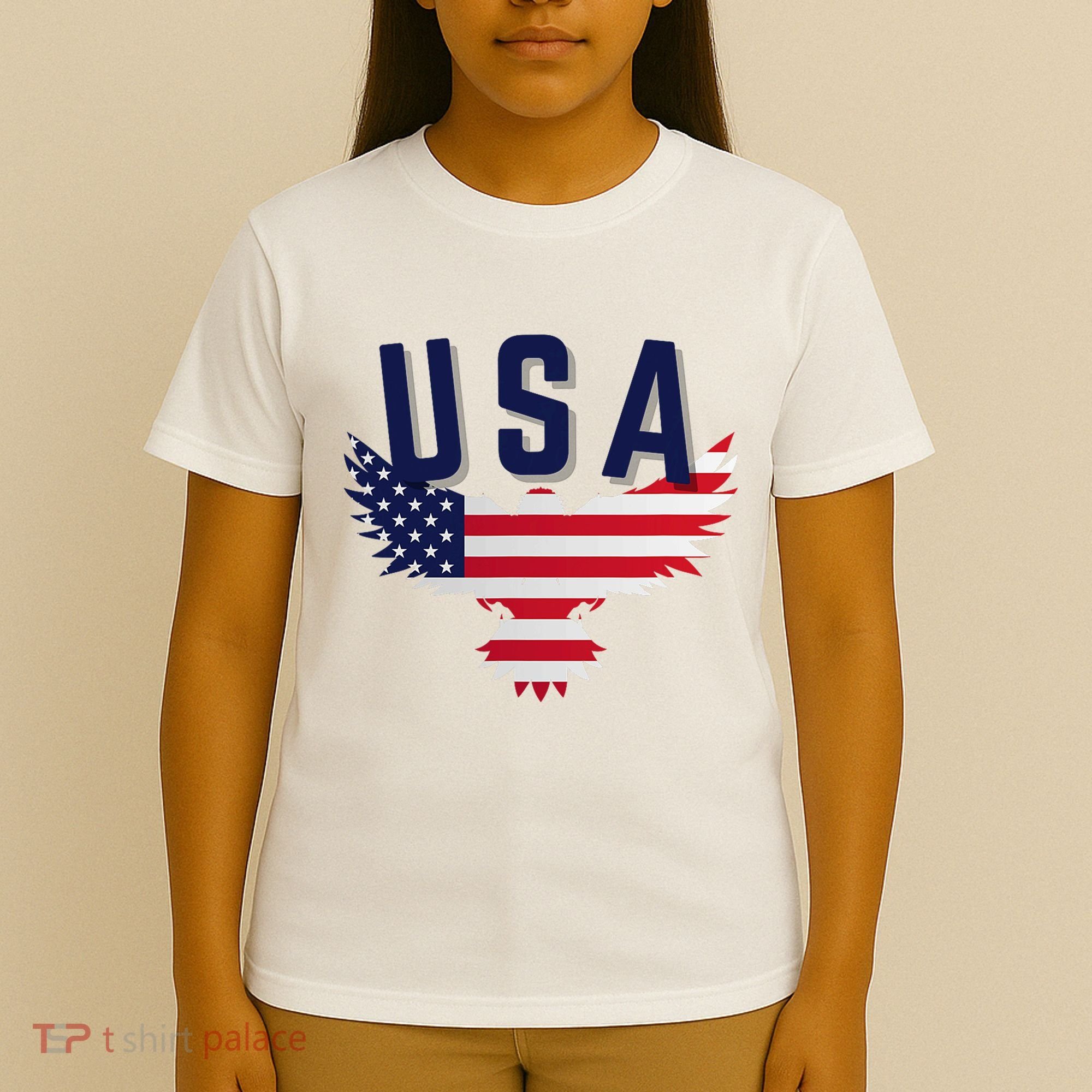 Usa Eagle 4th Of July Gift Casual American T-Shirt