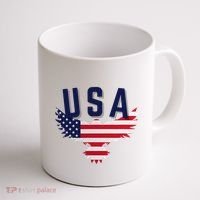 Usa Eagle 4th Of July Gift Casual American Coffee Mug thumb 1