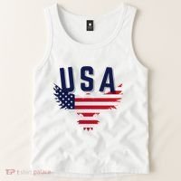 Usa Eagle 4th Of July Gift Casual American Tank Top thumb 2