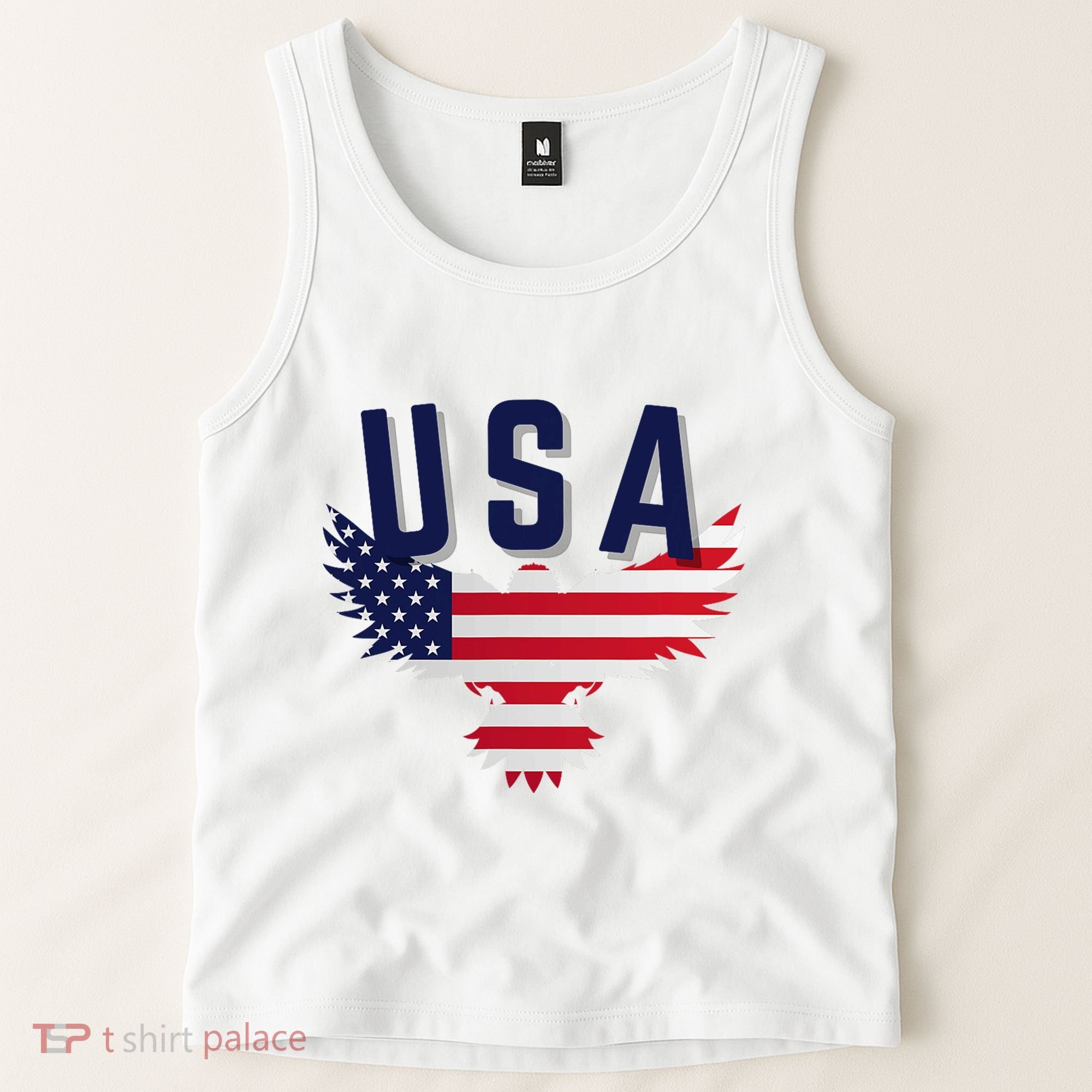 Usa Eagle 4th Of July Gift Casual American Tank Top