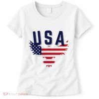 Usa Eagle 4th Of July Gift Casual American Women's T-Shirt thumb 0
