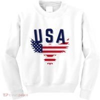 Usa Eagle 4th Of July Gift Casual American Kids Sweatshirt thumb 0